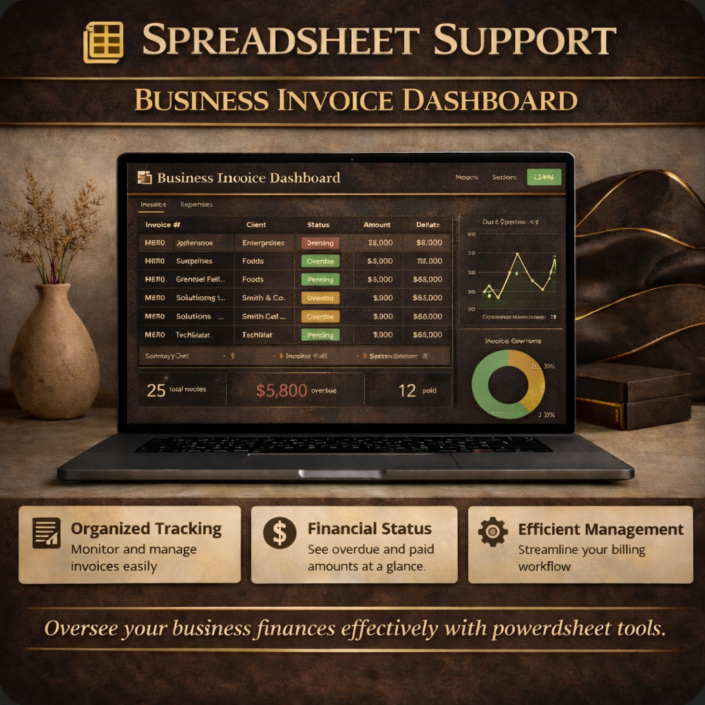Business Invoice Dashboard
